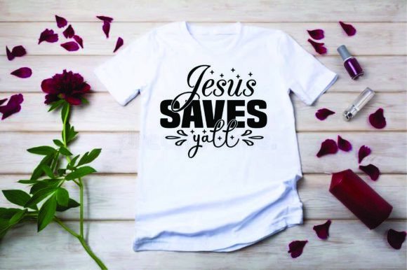 Bible SVG Design: Jesus Saves Yall Graphics