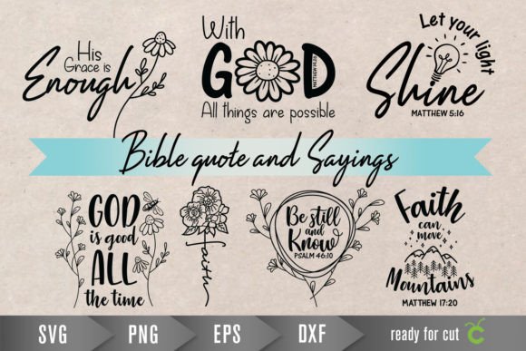 Christian Sublimation Designs, Quotes: Graphics & T-Shirt Designs