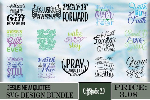 Jesus Quotes 101 SVG Design Bundle Review