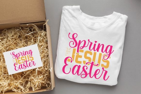 Spring Jesus Easter Graphics for T-Shirt Designs